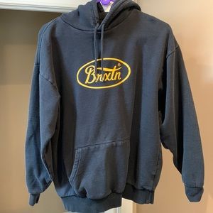 Mens Large Brixton Black Hoodie